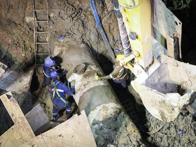 Superada la emergencia por daño en tubo de agua cruda en Cartagena