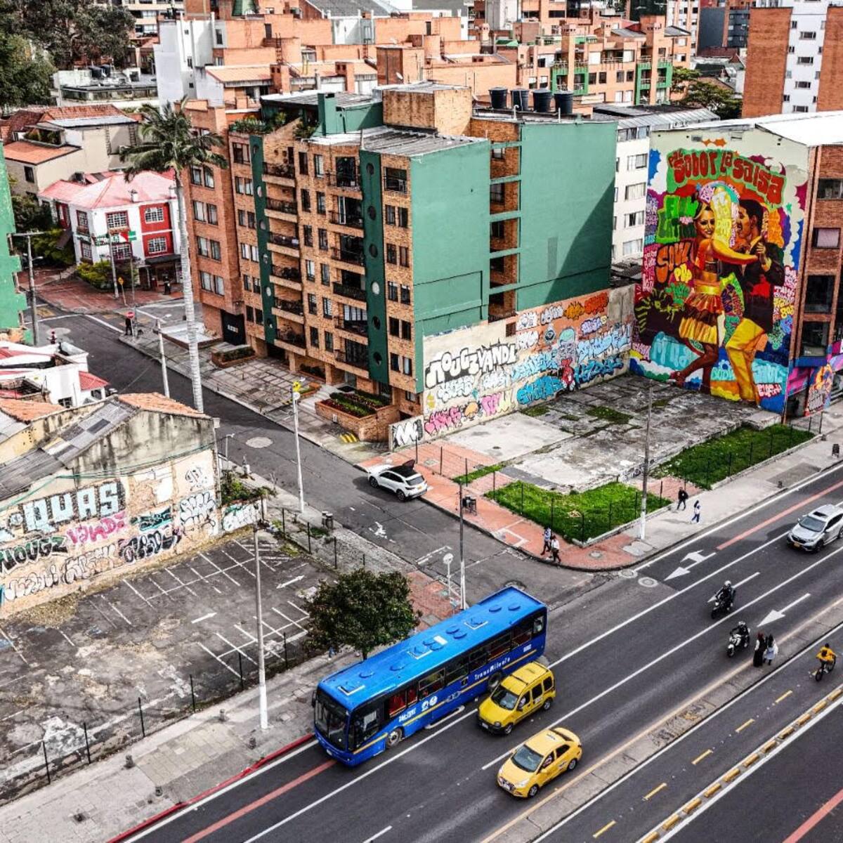 Predios demolidos en la Carrera Séptima se convertirán en espacios productivos para Bogotá
