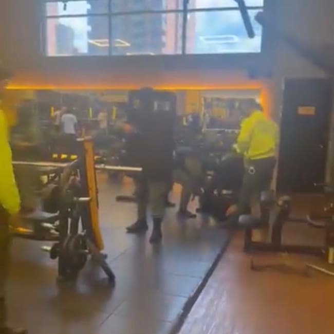 Ciudadano canadiense capturado en Medellín. Foto: Tomada de video