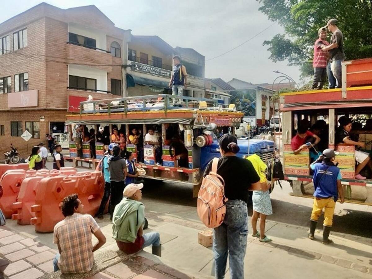 Terminó la minga indígena de Frontino tras mediación de las autoridades