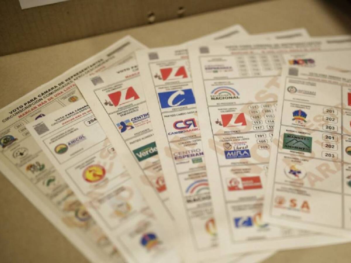 29 de marzo será el sorteo de la posición de candidatos en el tarjetón