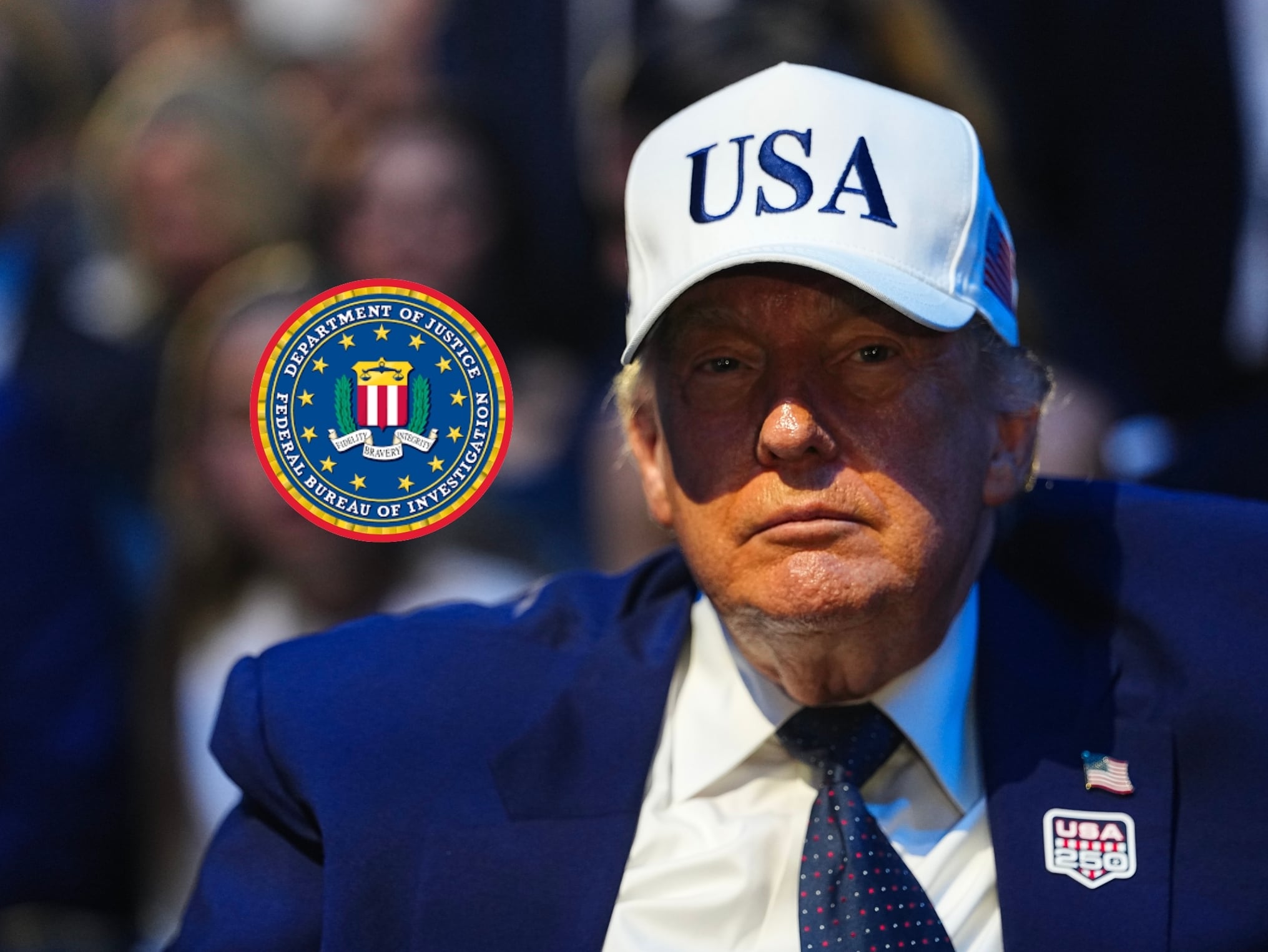 Donald Trump en el evento de la UFC celebrado para su cumpleaños 80 (Crédito: Chris Unger/Zuffa LLC - GettyImages)