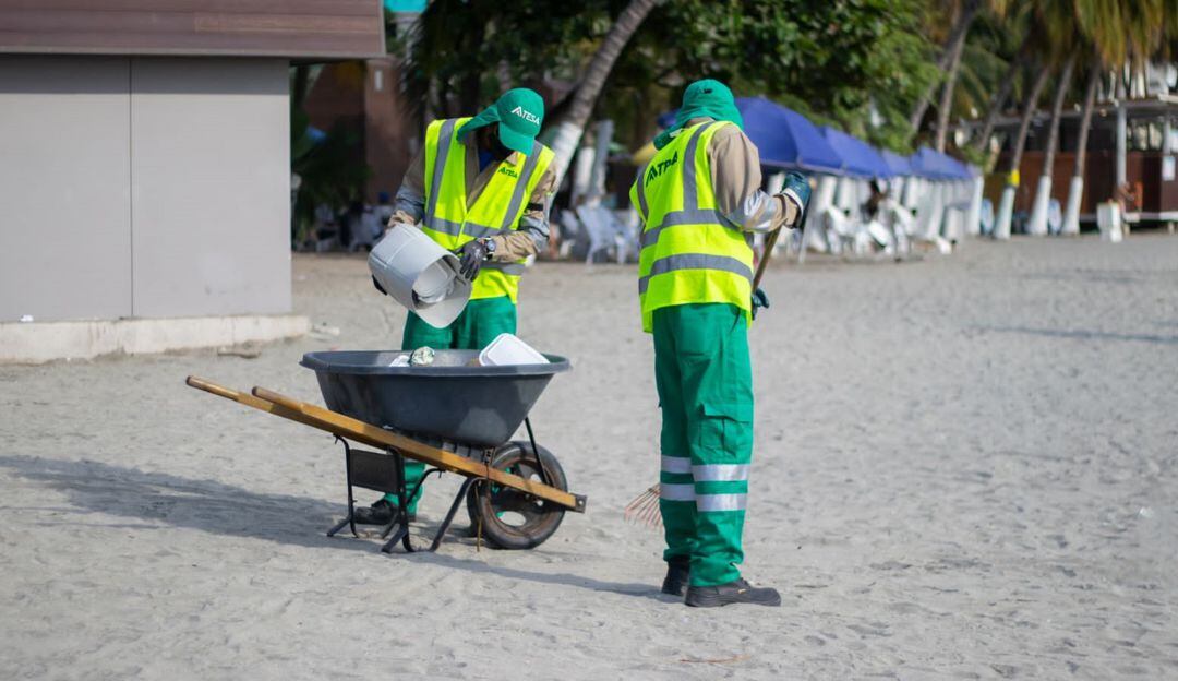 Operarios de Atesa Santa Marta