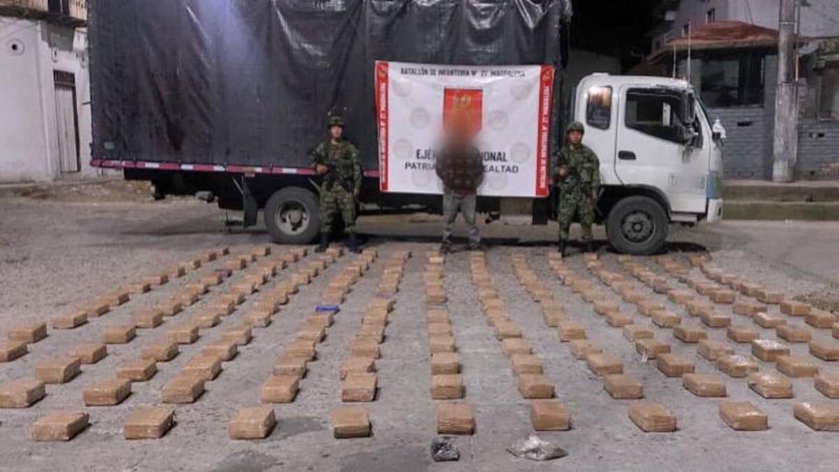 Más de 600 millones de pesos avaluados 400 kilos de marihuana incautados en el Huila