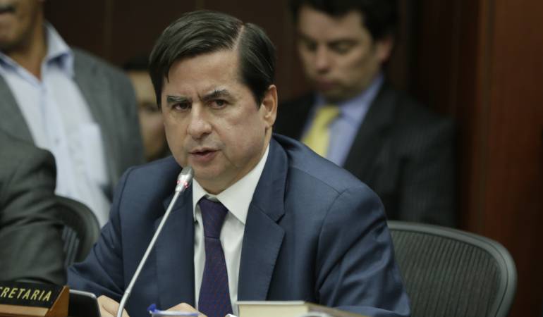 El ministro del Interior, Juan Fernando Cristo.