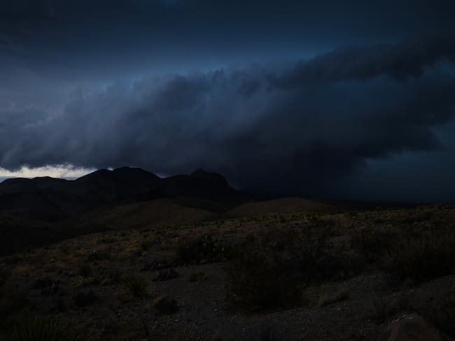 Imagen de referencia de cómo se veía el paisaje en el Parque Nacional Big Bend, de Texas, el 12 de abril de 2026 (Cortesía: Andrew Lichtenstein/ Corbis via Getty Images)