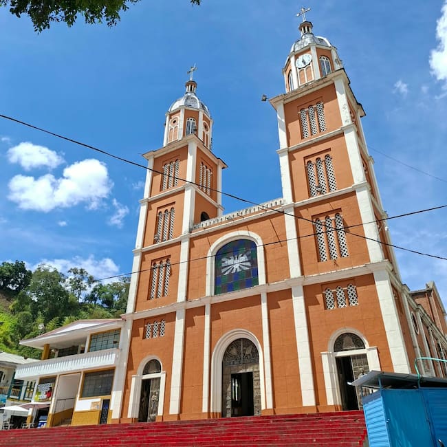 La hermosa parroquia San José de Génova, Quindío. Foto: Vanessa Porras