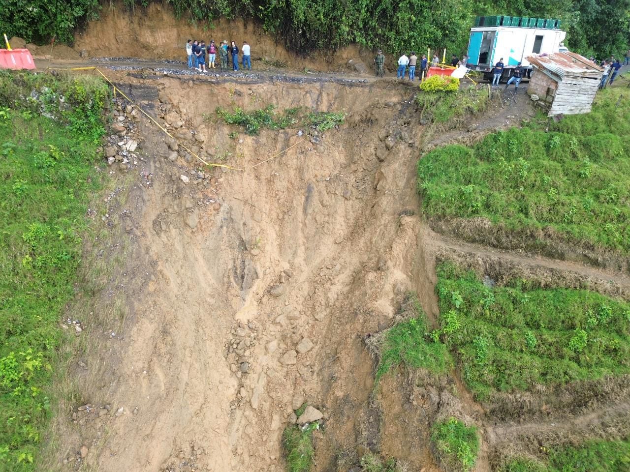 Vía Chinácota–Ragonvalia tardaría 15 días más en rehabilitarse parcialmente / Foto: Cortesía
