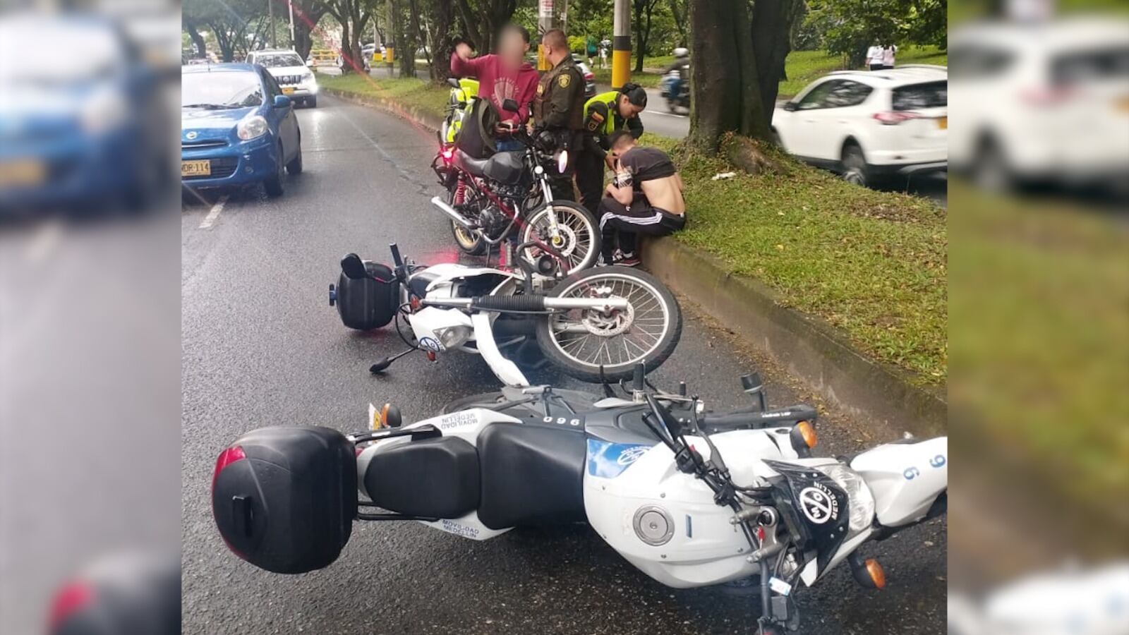 Cuatro de años de prisión para los responsables de arrollar a dos agentes de tránsito en Medellín. Foto: Alcaldía de Medellín.