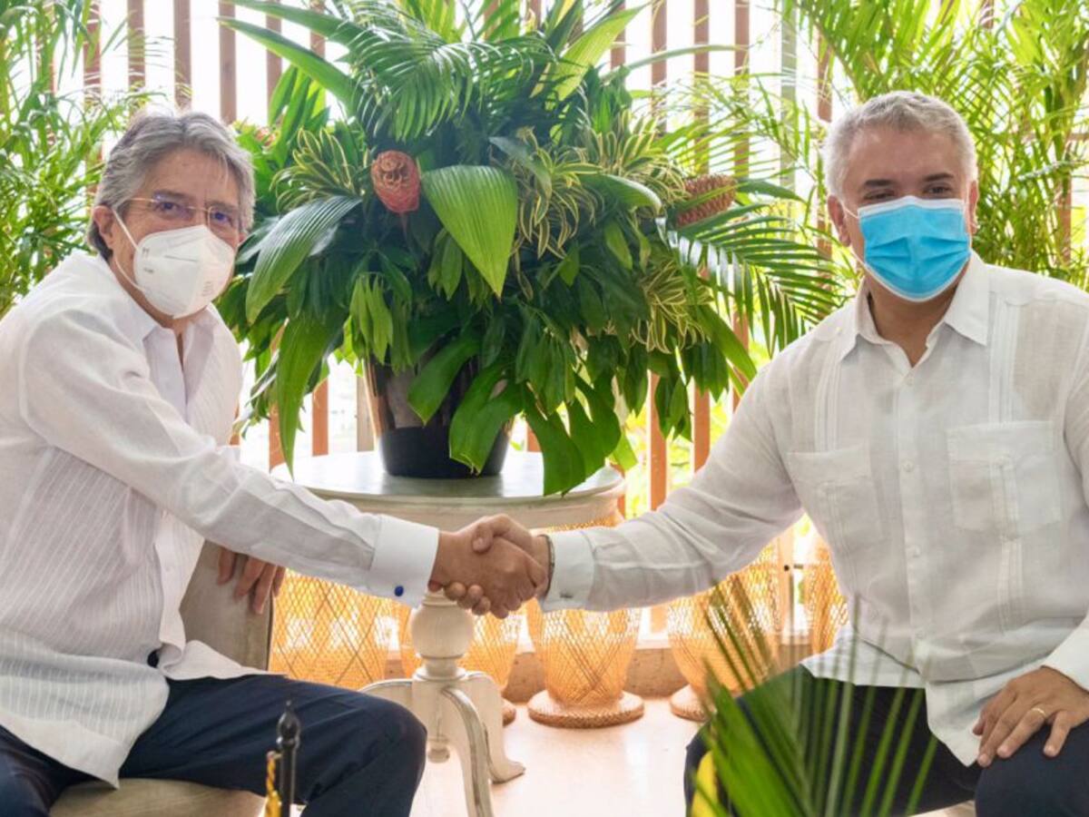 Duque y Lasso celebran acuerdo de apertura total en la frontera