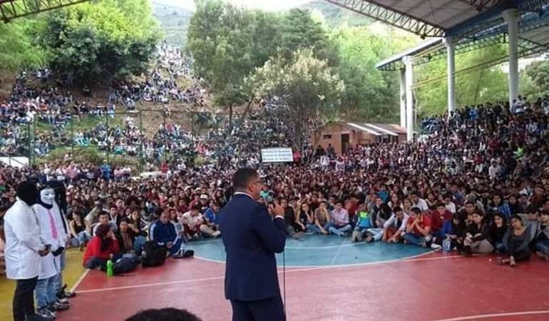 Asamblea estudiantil. 