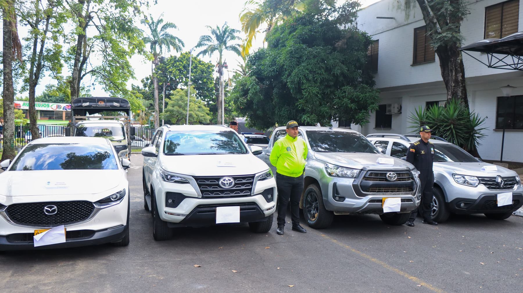 Vehículos recuperados en Ibagué
