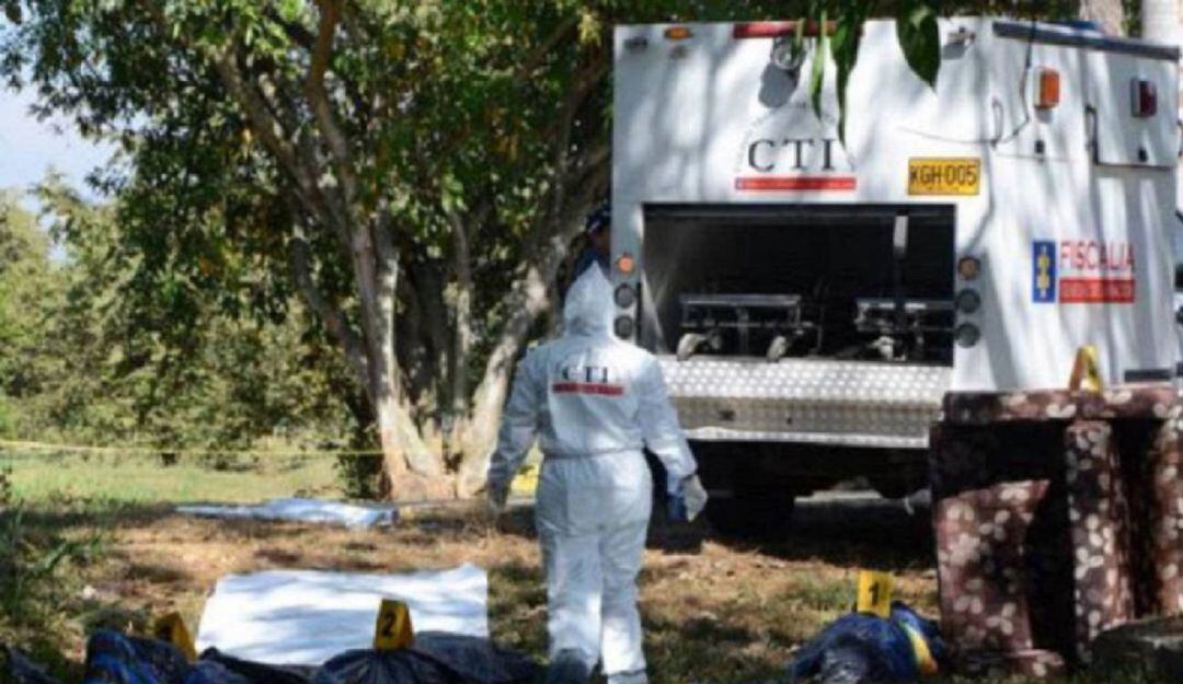 Los fallecidos persiguieron a varios sujetos que entraron a la finca de su patrón para robar