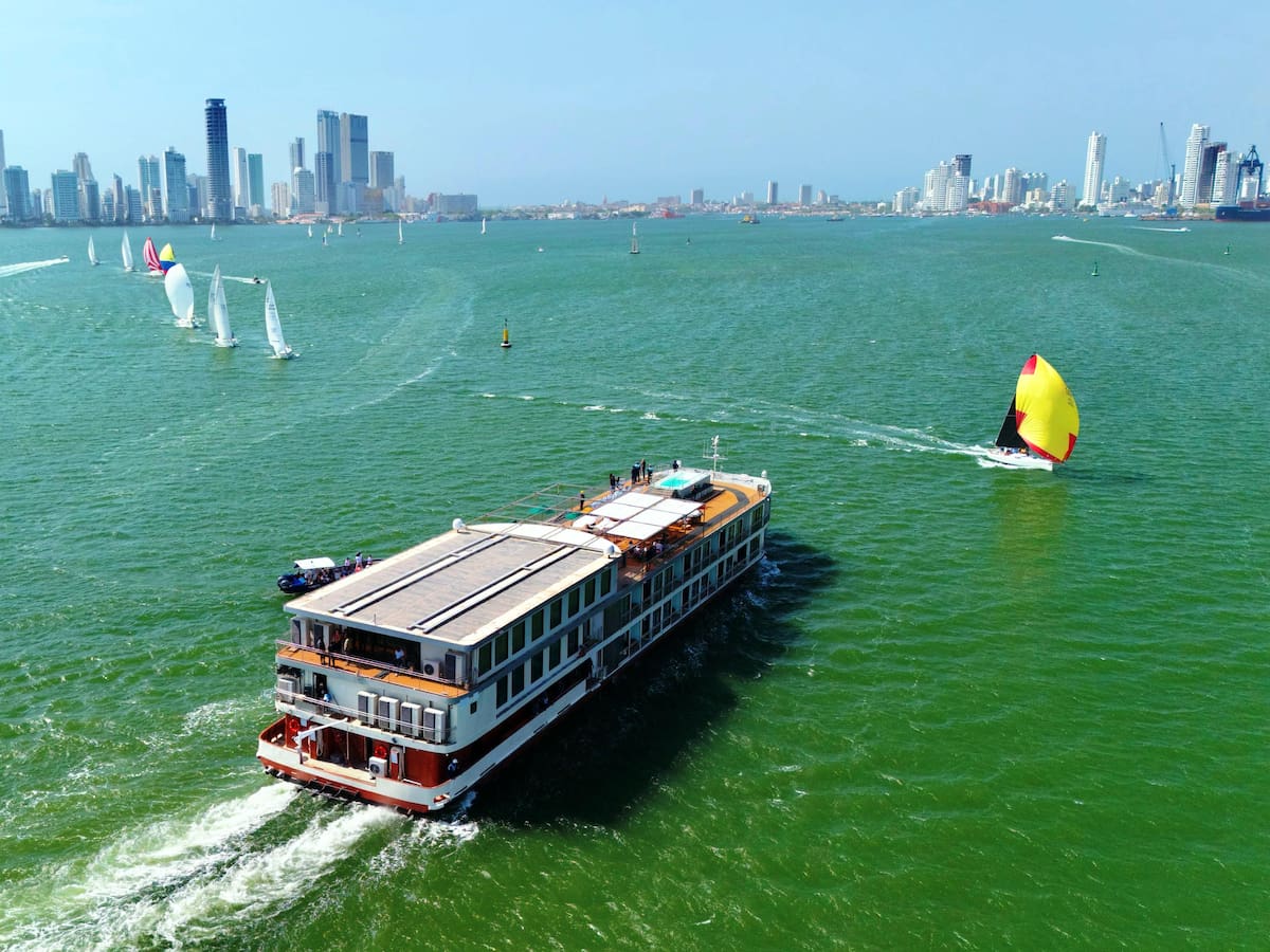 Crucero por el río Magdalena ya está en Cartagena para su primer viaje oficial