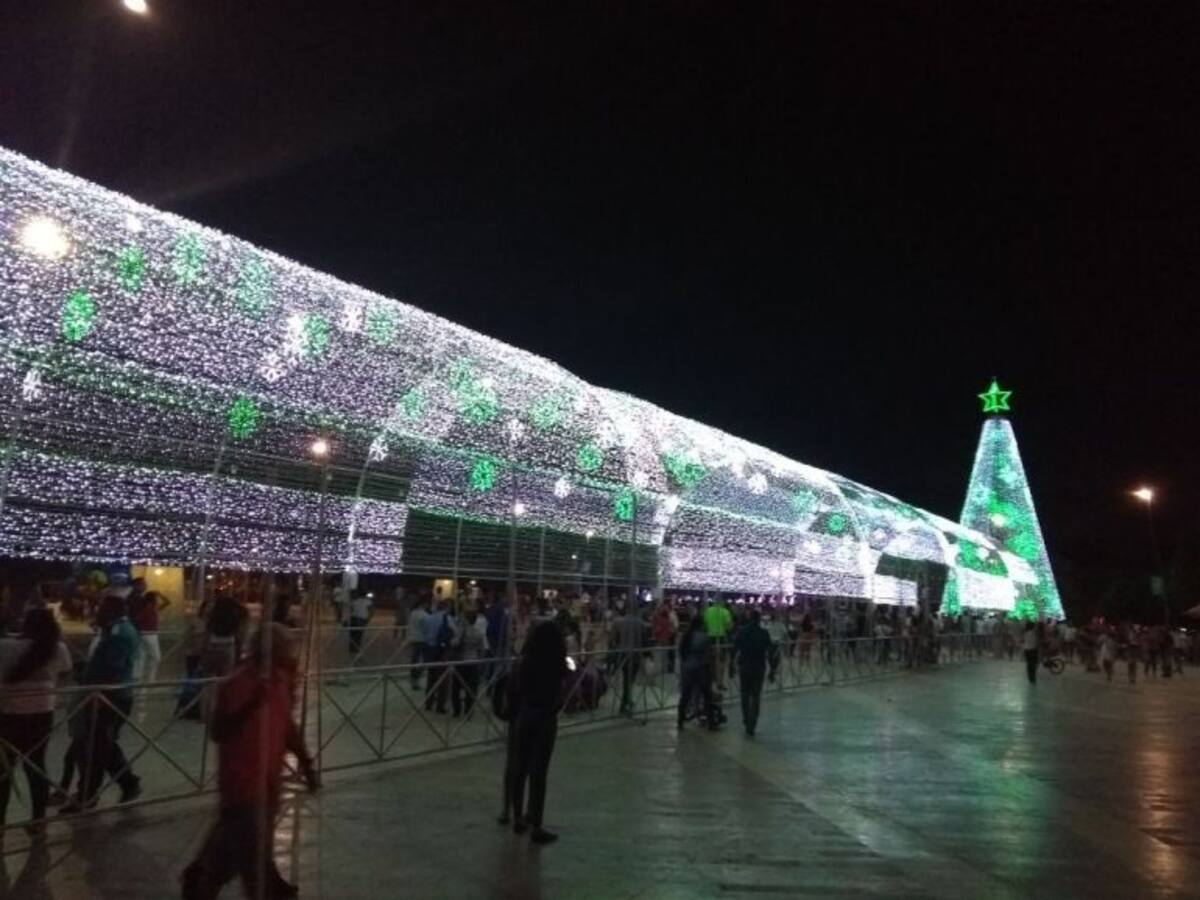 Encendido alumbrado navideño en Barranquilla