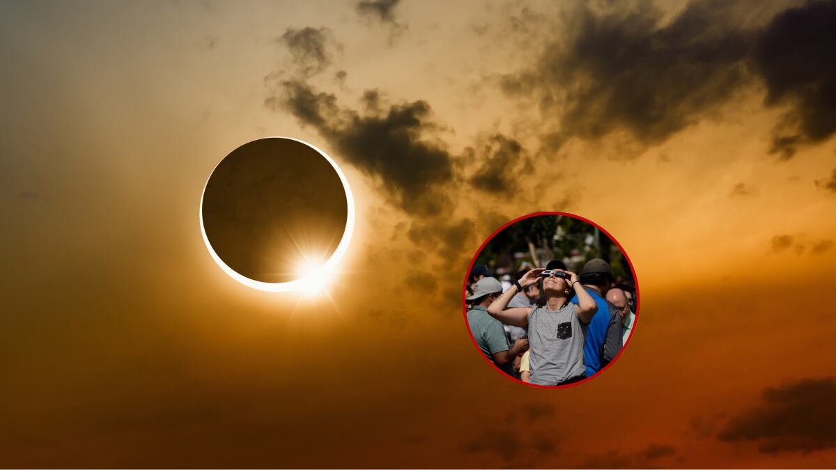 Eclipse solar 8 de abril 2024. Imagen de referencia vía Getty Images