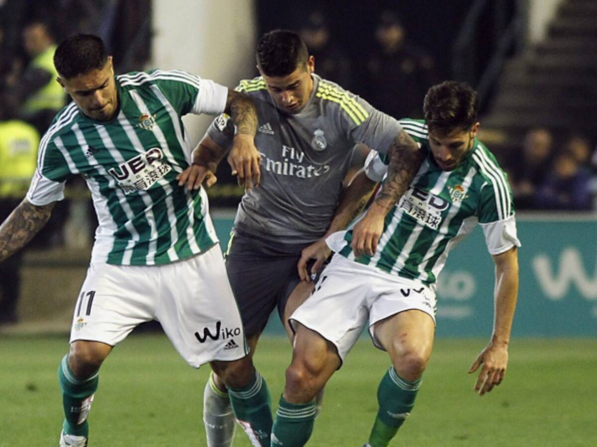 Pasegol de James y 71' minutos ante el Betis