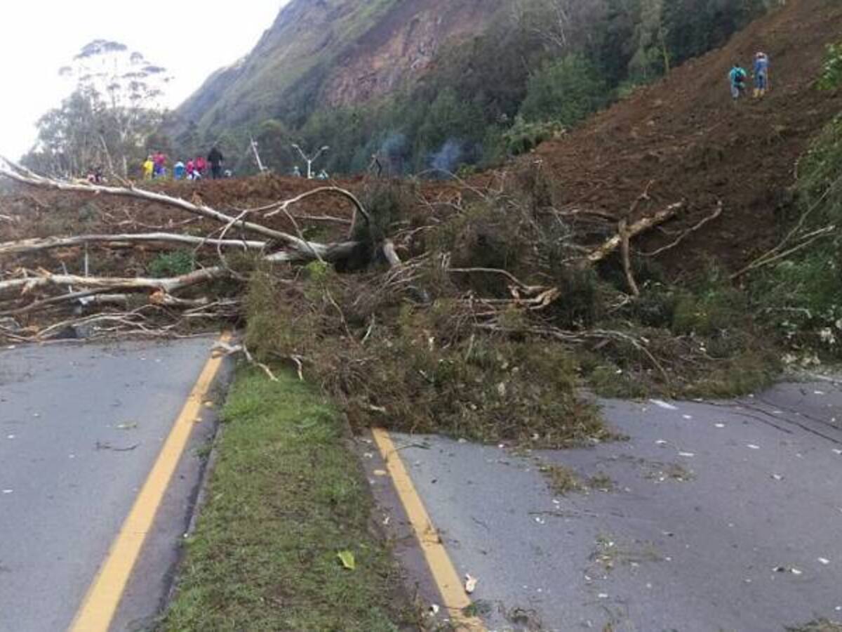 Fuertes lluvias destruyeron una mina de carbón abandonada en Paz del Río, Boyacá