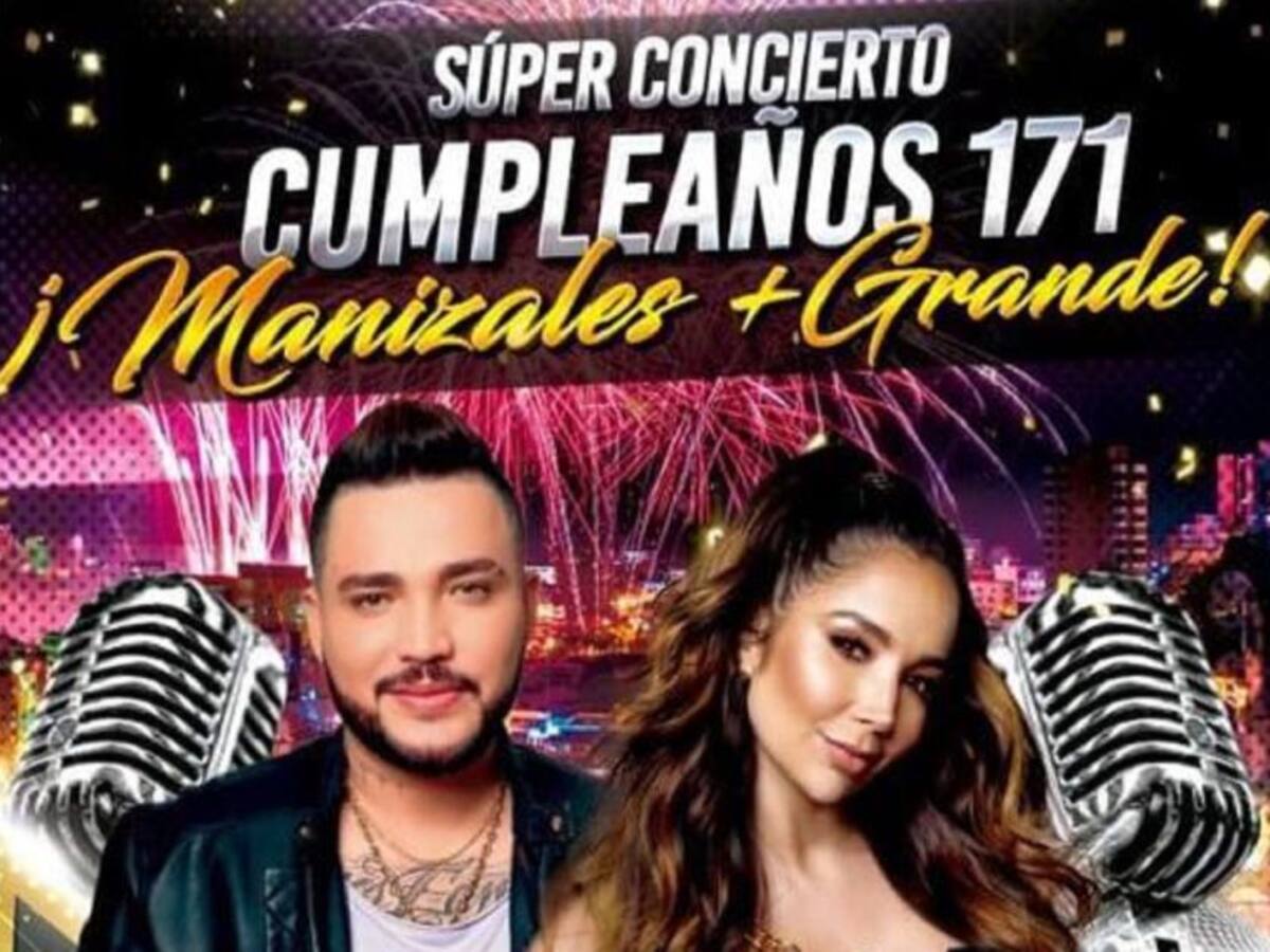 Polémica en Manizales por concierto que se haría en octubre