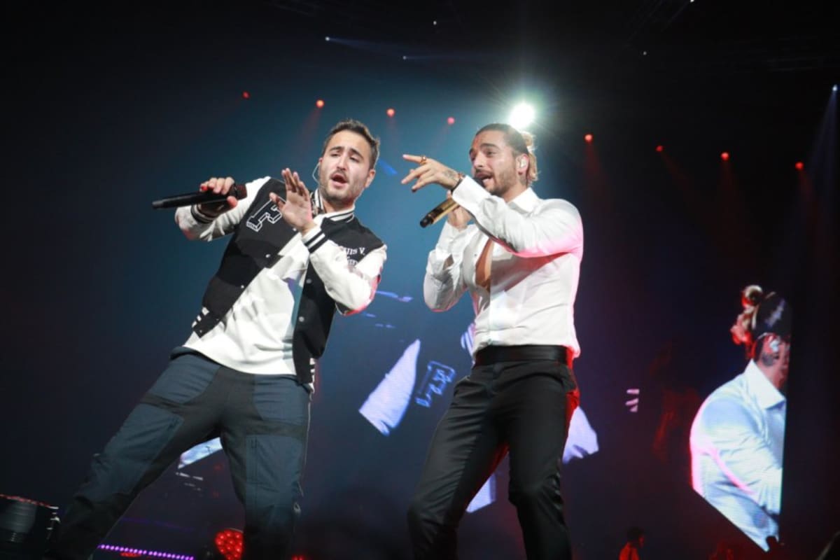 Uno de los grandes invitados de la noche fue la agrupación 'Reik', que puso a bailar a todo el público.