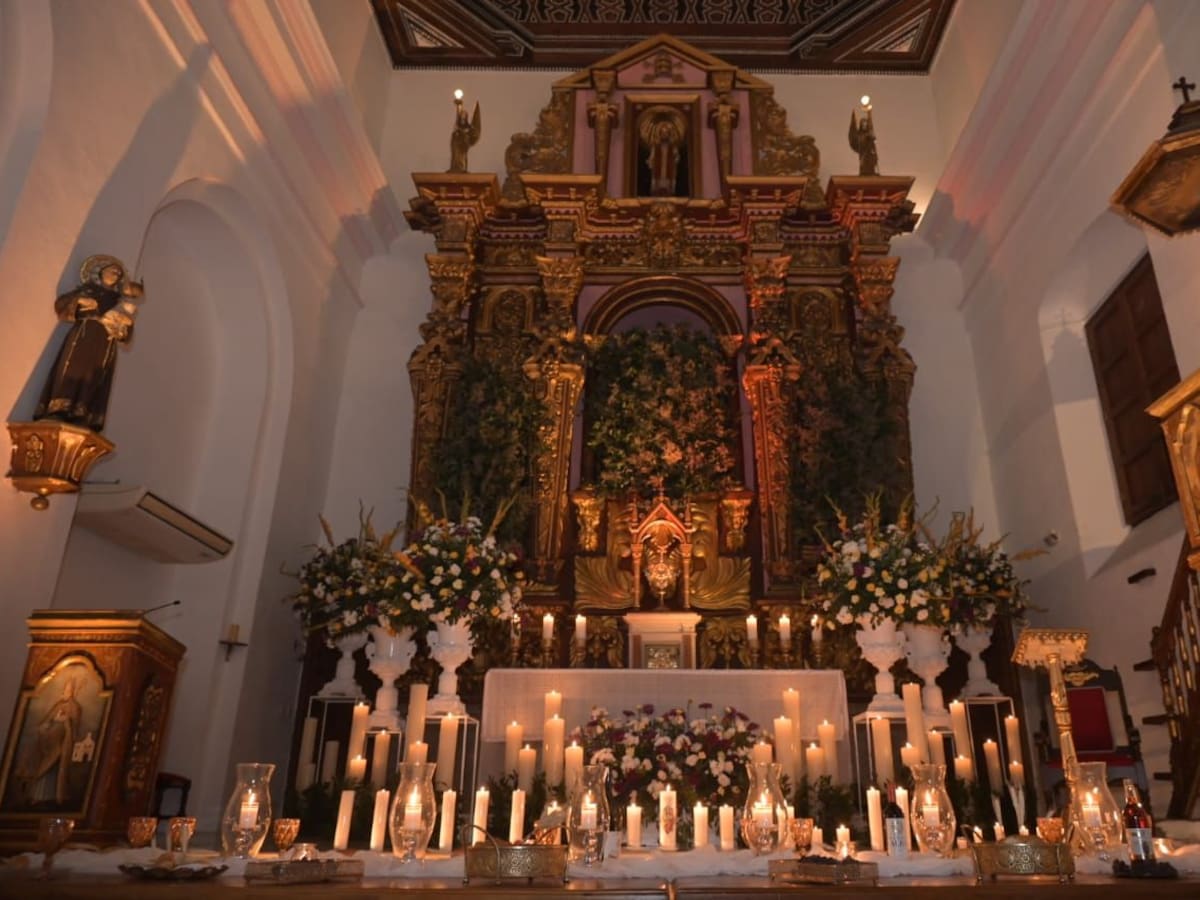 Templos de Cartagena se engalanan para adoración eucarística el Jueves Santo