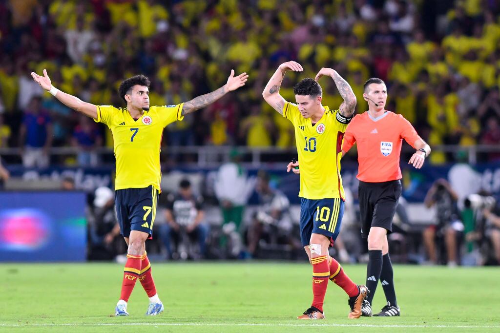 Los delanteros de la Selección Colombia para la fecha FIFA / Getty Images