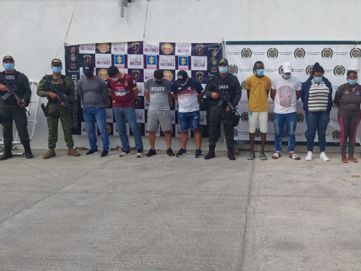 Policía desarticuló banda 'Los Pinky' presuntos extorsionistas en Cartagena