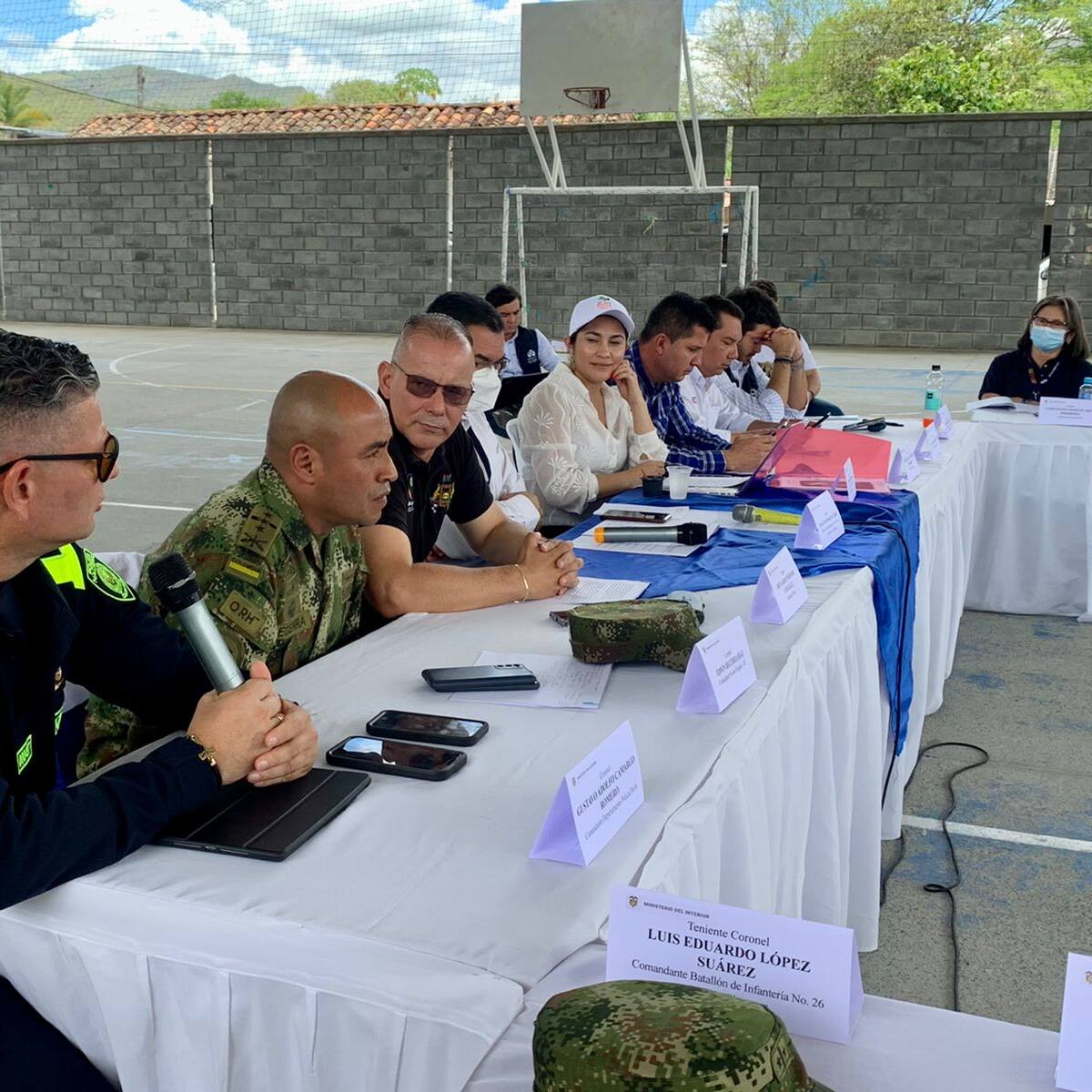 Se adelantan acciones para garantizar seguridad en localidades del Huila