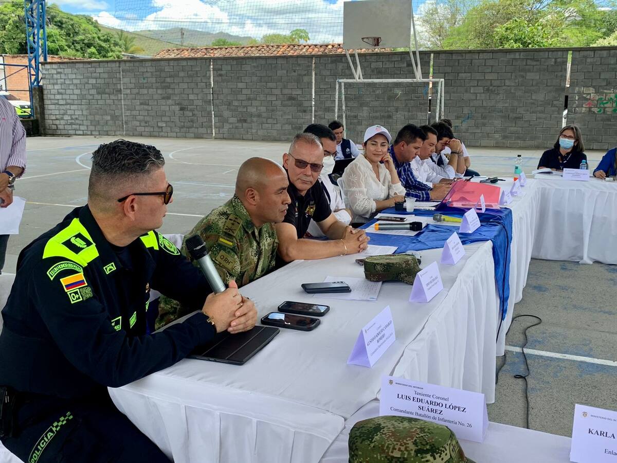 Se adelantan acciones para garantizar seguridad en localidades del Huila