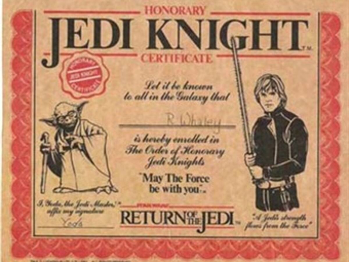 Ocho policías escoceses se declaran seguidores de la 'fe Jedi'