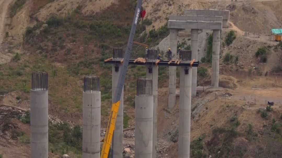Desde Nariño piden celeridad en la entrega de la vía definitiva. Foto: INVIAS