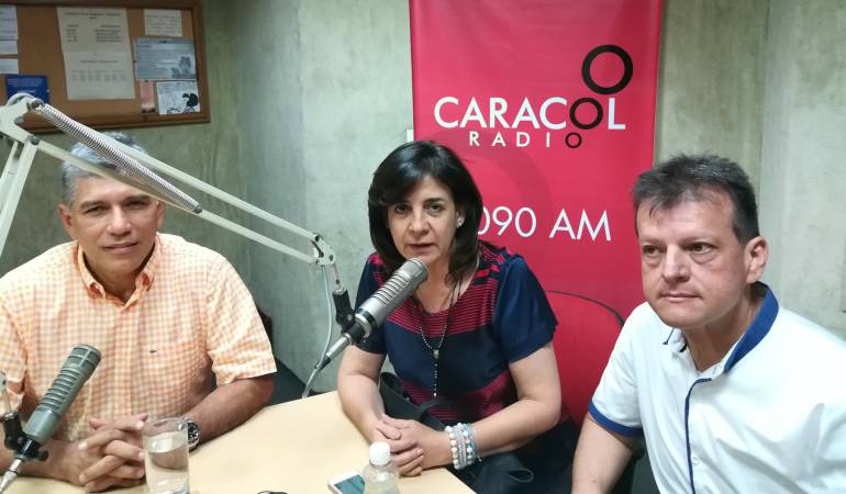 Edgar Díaz, Milla Patricia Romero y Jairo Cristo.