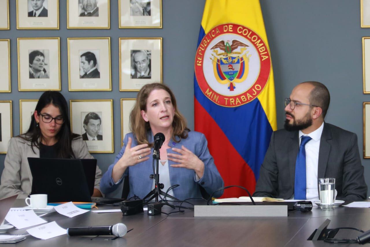 Representantes de la OIT // Cortesía de MinTrabajo