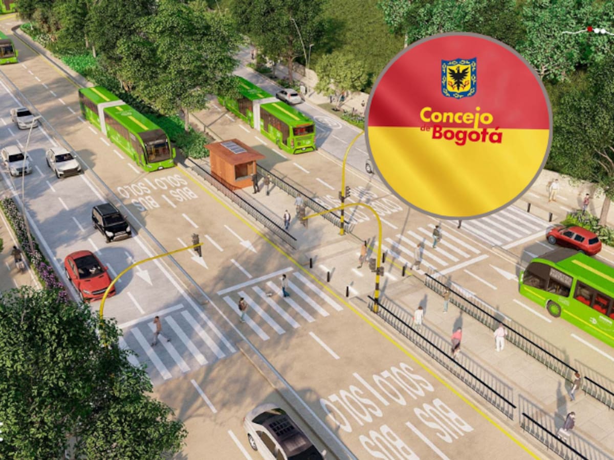 Concejo de Bogotá aprobó la construcción de una troncal de Transmilenio por la séptima
