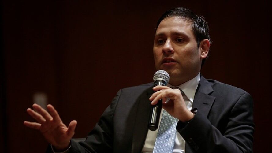 Mauricio Lizcano, presidente del Senado de la República. Foto: Colprensa/Mauricio Alvarado