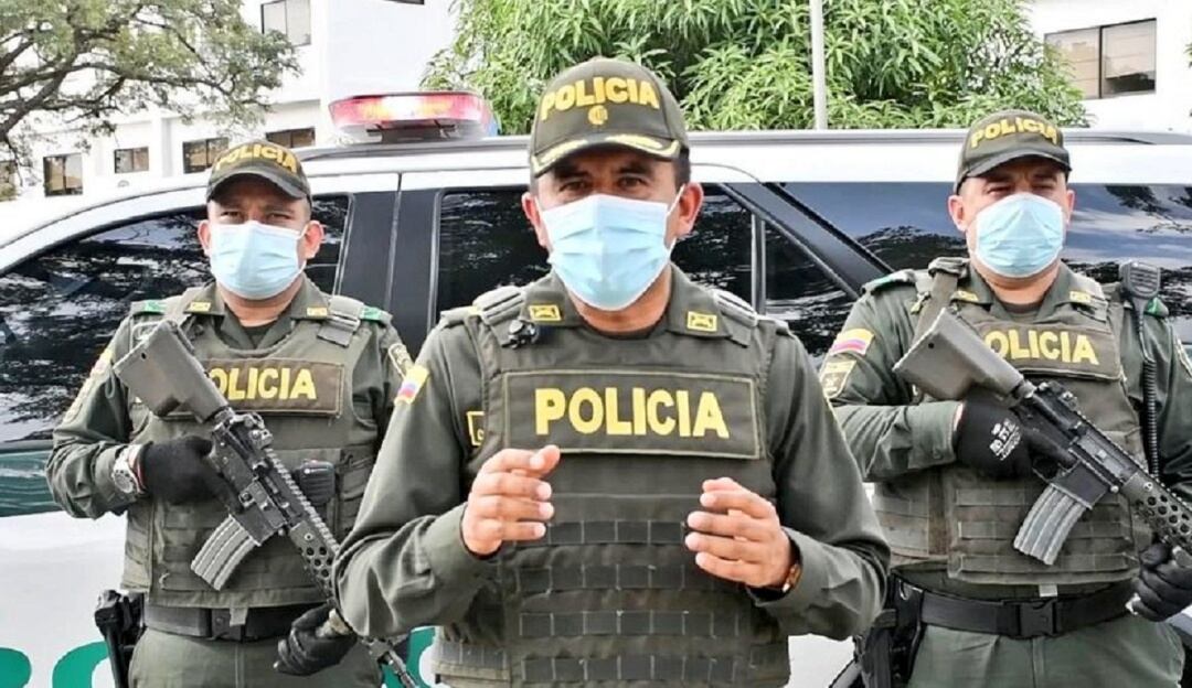 Comandante de la policía en Norte de Santander coronel Carlos Martínez