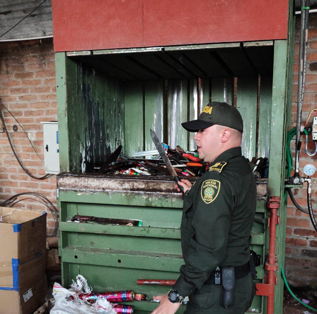 Gran número de armas incautadas en Nariño. | Foto: Policía Nariño
