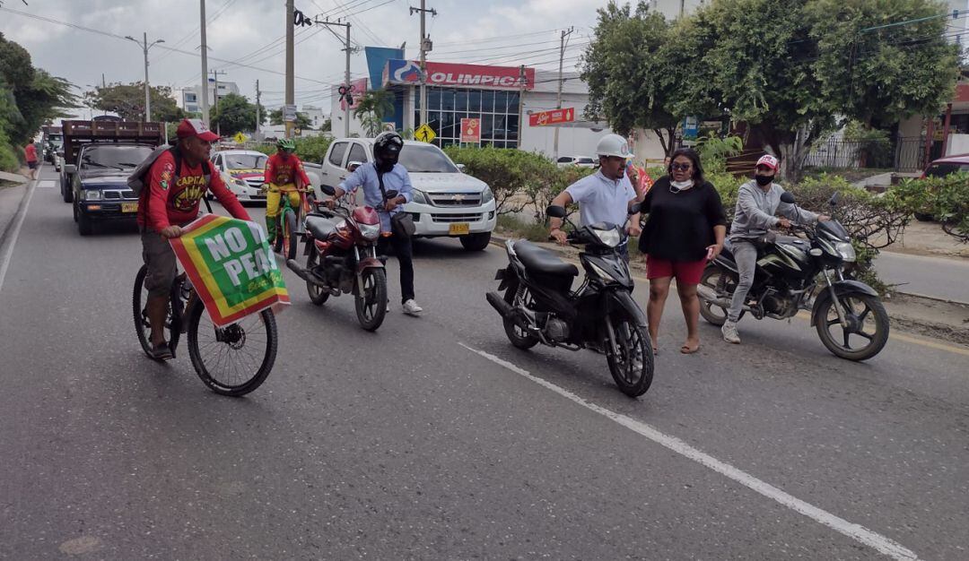 Las manifestaciones transcurrieron por la zona industrial y el corredor de carga