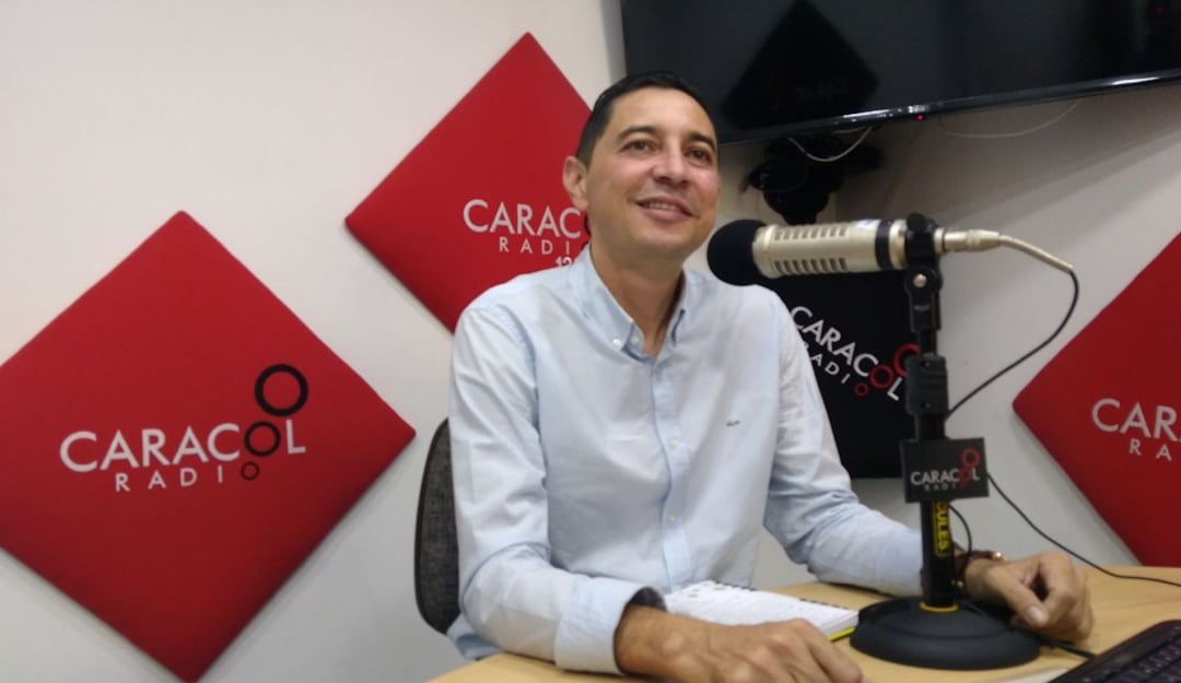 El alcalde de Ibagué, Andrés Fabián Hurtado