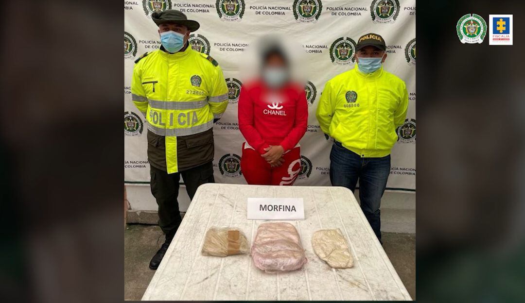Captura mujer que utilizó a su hijo para transportar morfina