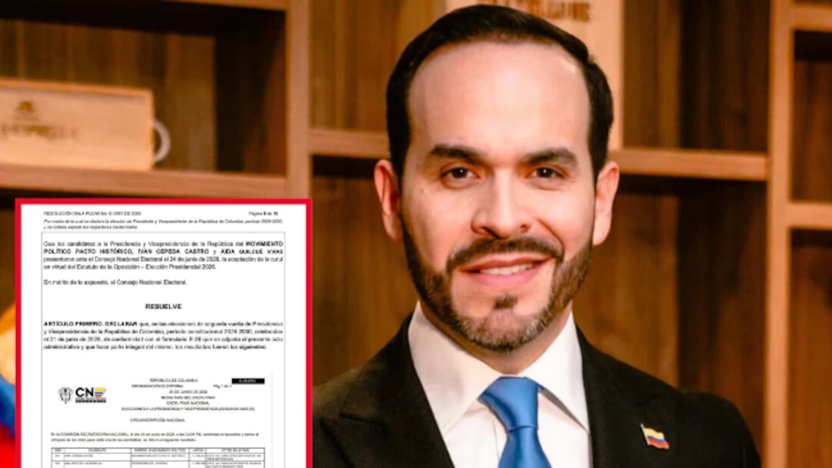 Abelardo de la Espriella es oficialmente presidente electo de Colombia: el CNE declaró su elección