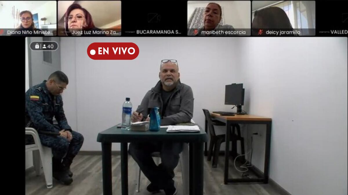 Audiencia de Salvatore Mancuso por Justicia y Paz (Captura de Pantalla)