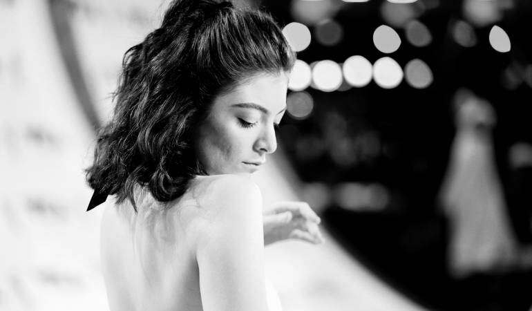 La cantante Lorde. 