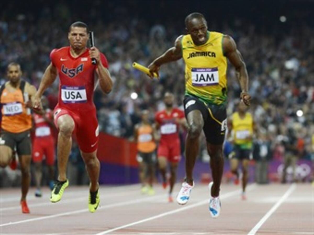 Jamaica ganó con récord mundial la final del 4X100