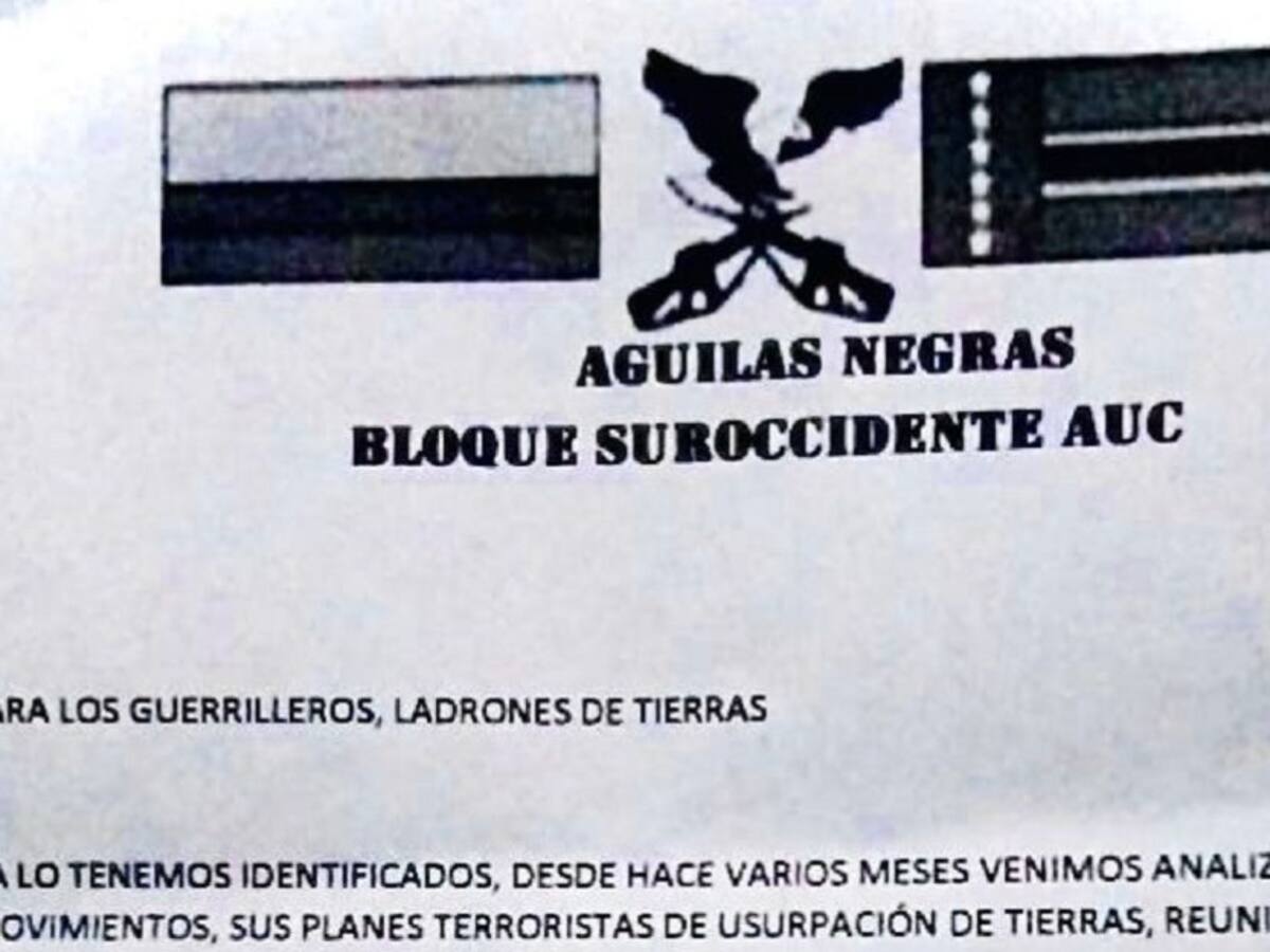 Denuncian amenazas contra reconocidos líderes en Popayán