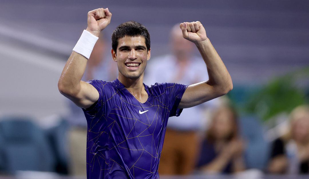 Carlos Alcaraz, tenista español de 18 años