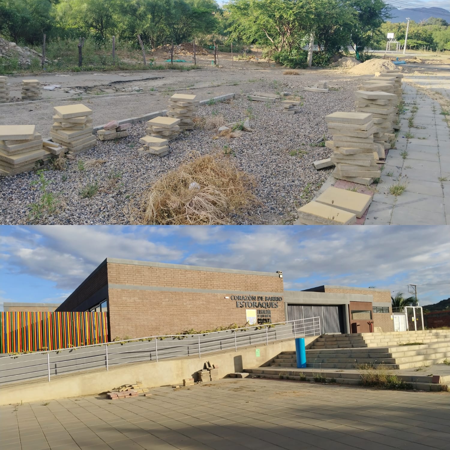 Obra de Corazón de Barrio en Los Estoraques / Foto: Caracol Radio