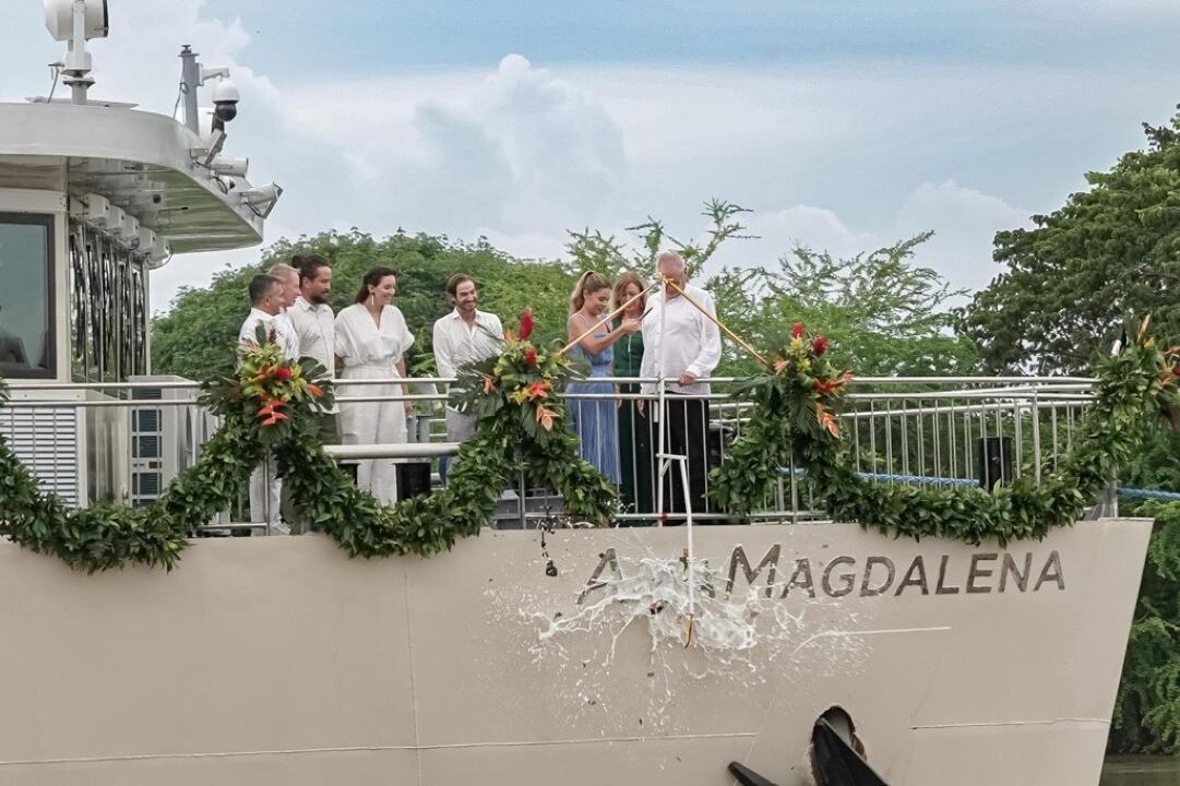 El primer crucero de lujo por el río Magdalena navega con diseño colombiano