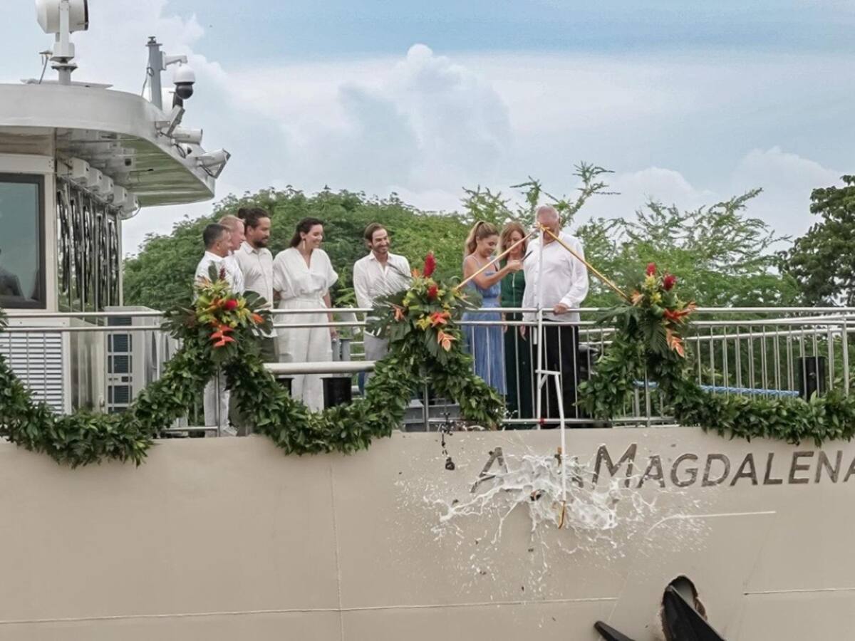 El primer crucero de lujo por el río Magdalena navega con diseño colombiano