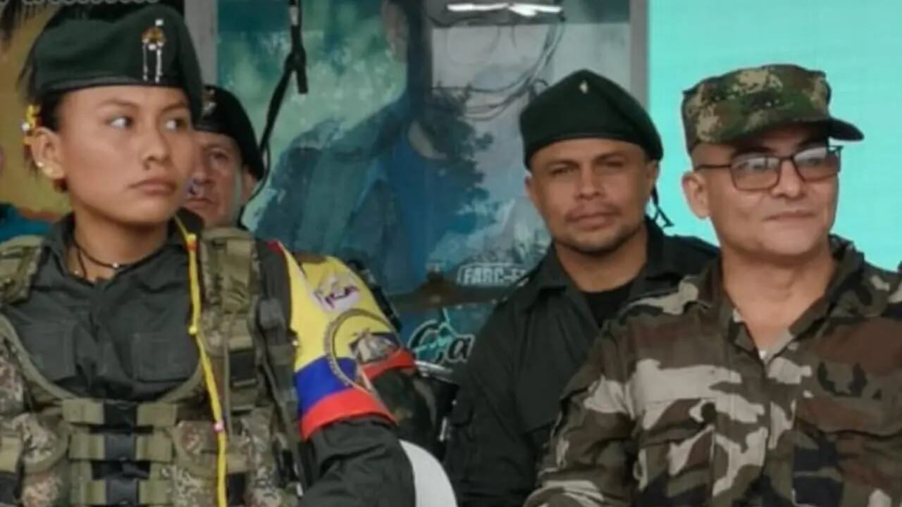 Alias Lorena, pareja sentimental de alias 'Iván Mordisco'.